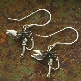 ROYAL COACHMAN DRY FLY EARRINGS