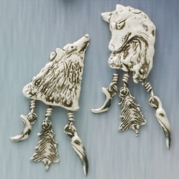 Alpha Wolf Earrings