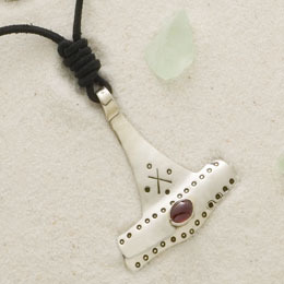 Thor's Hammer with Stone